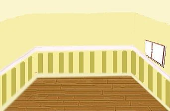 Chair Rail with Striped Wallpaper Chair Rail with Striped Wallpaper