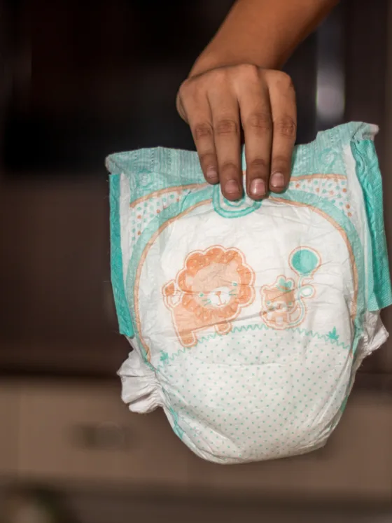 How to Make a Cute Diaper Stacker