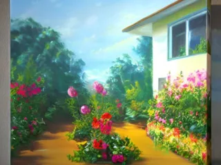 featured image - Creating a Garden Oasis: Using Canvas Print in Your Outdoor