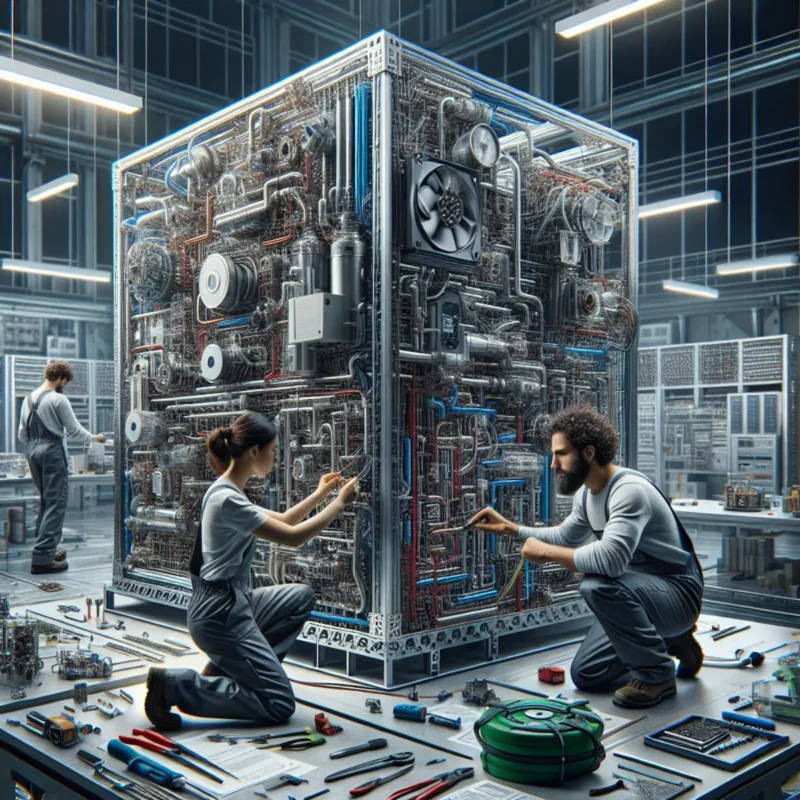 install an HVAC system