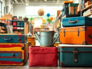 Thrift store items can become stunning decor while reducing waste in your home.