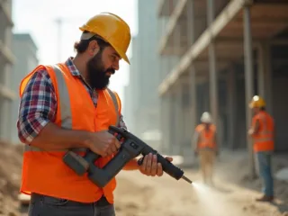 Worker on construction sites